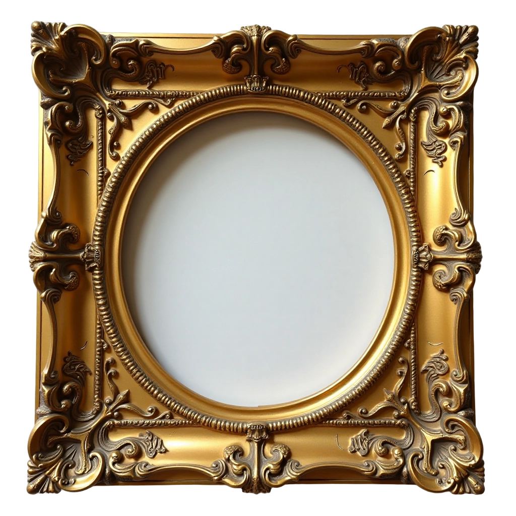 Golden Ornate Frame